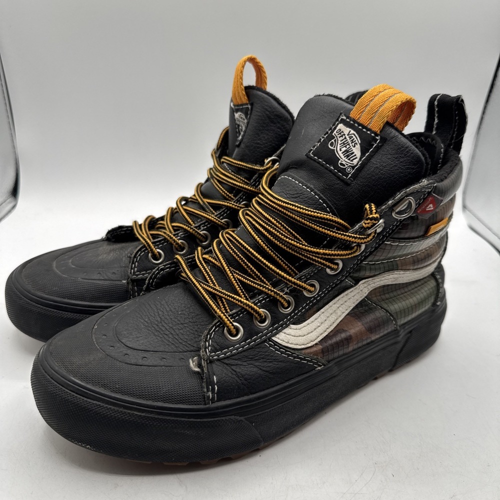 Vans Sk8-Hi MTE 2.0 DX All Weather Primaloft Black Camo Mens Size 7 Women's 8.5 - Picture 1 of 8